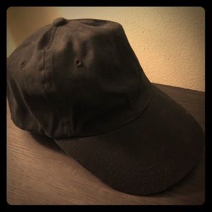 Black Strap Back Baseball Cap